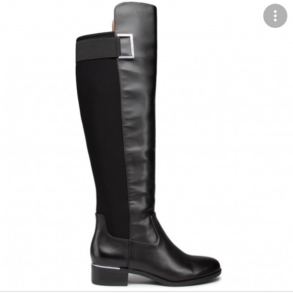 Calvin Klein Womens Cylan Black Knee 